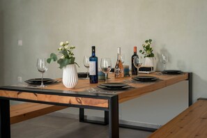 Dining room - Villa Roxanne (Chania)