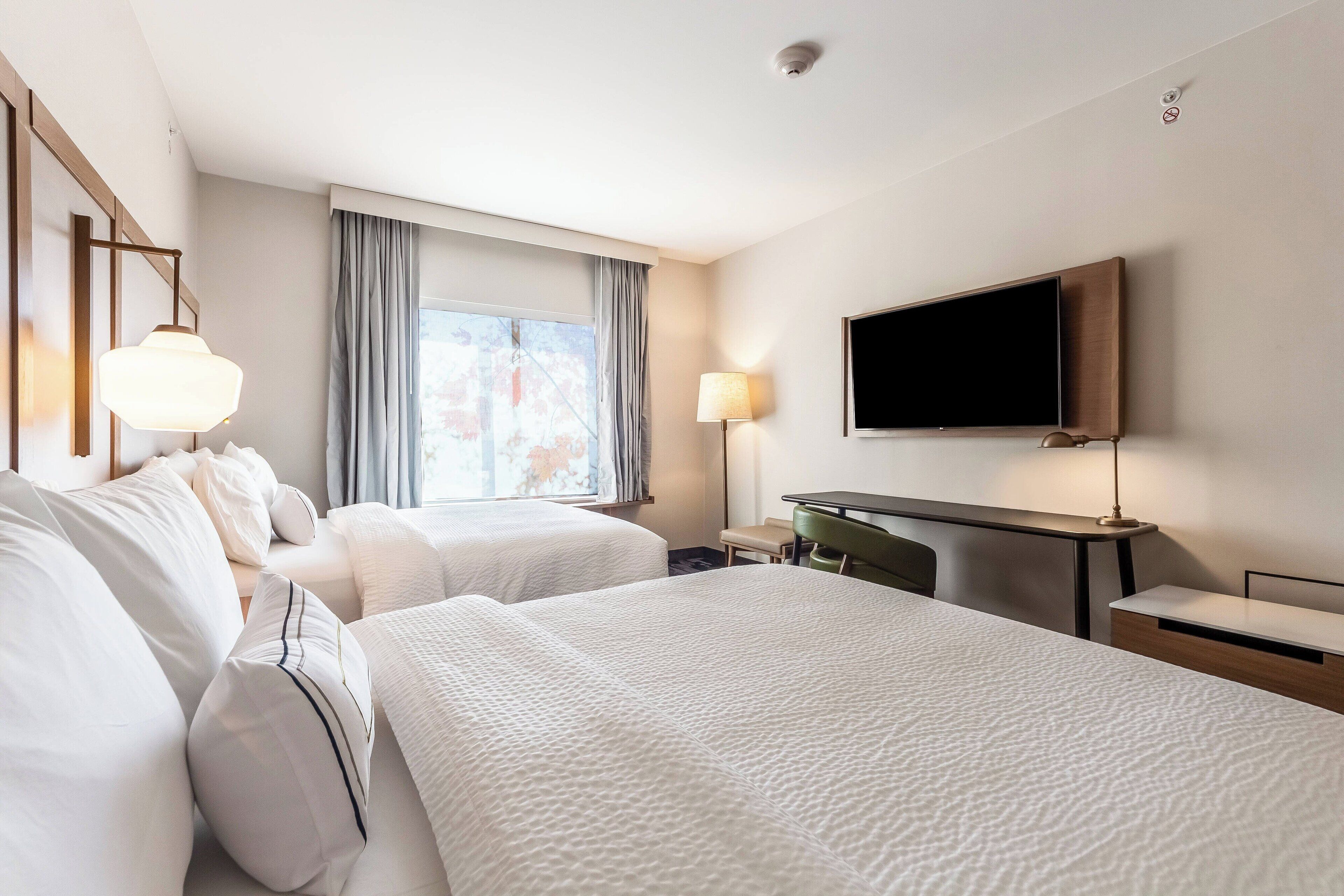 room, 2 queen beds | desk, laptop workspace, iron/ironing board, free wifi