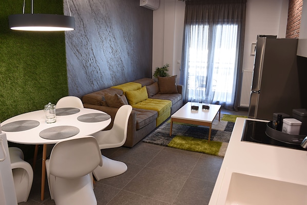 Appartement Deluxe (Gusto) | Coin séjour