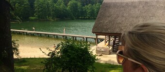 Tyst lägenhet vid naturparken "Sternberger Seenland"