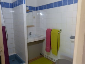 Shower, hair dryer, towels - Iris On a hillside gite sleeps 4 Mas EDEN Unobstructed view (Thoiras)