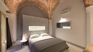 Appartamento Comfort, 1 camera da letto, terrazzo, vista giardino | Biancheria da letto di alta qualità, materassi a doppio strato