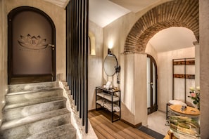 サウナ、ホットタブ