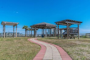 Children’s area - Steps to Pool and Beach...Amazing Views from Two Balconies! (Galveston)