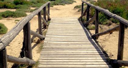 Villa "La Janca" mit Pool - Dünenhaus mit Garten, 2 Schritte vom Strand entfernt