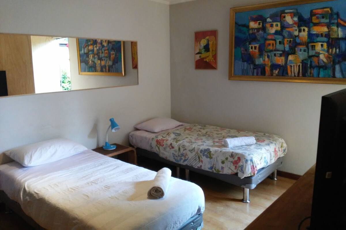 Desk, WiFi (free), bed sheets