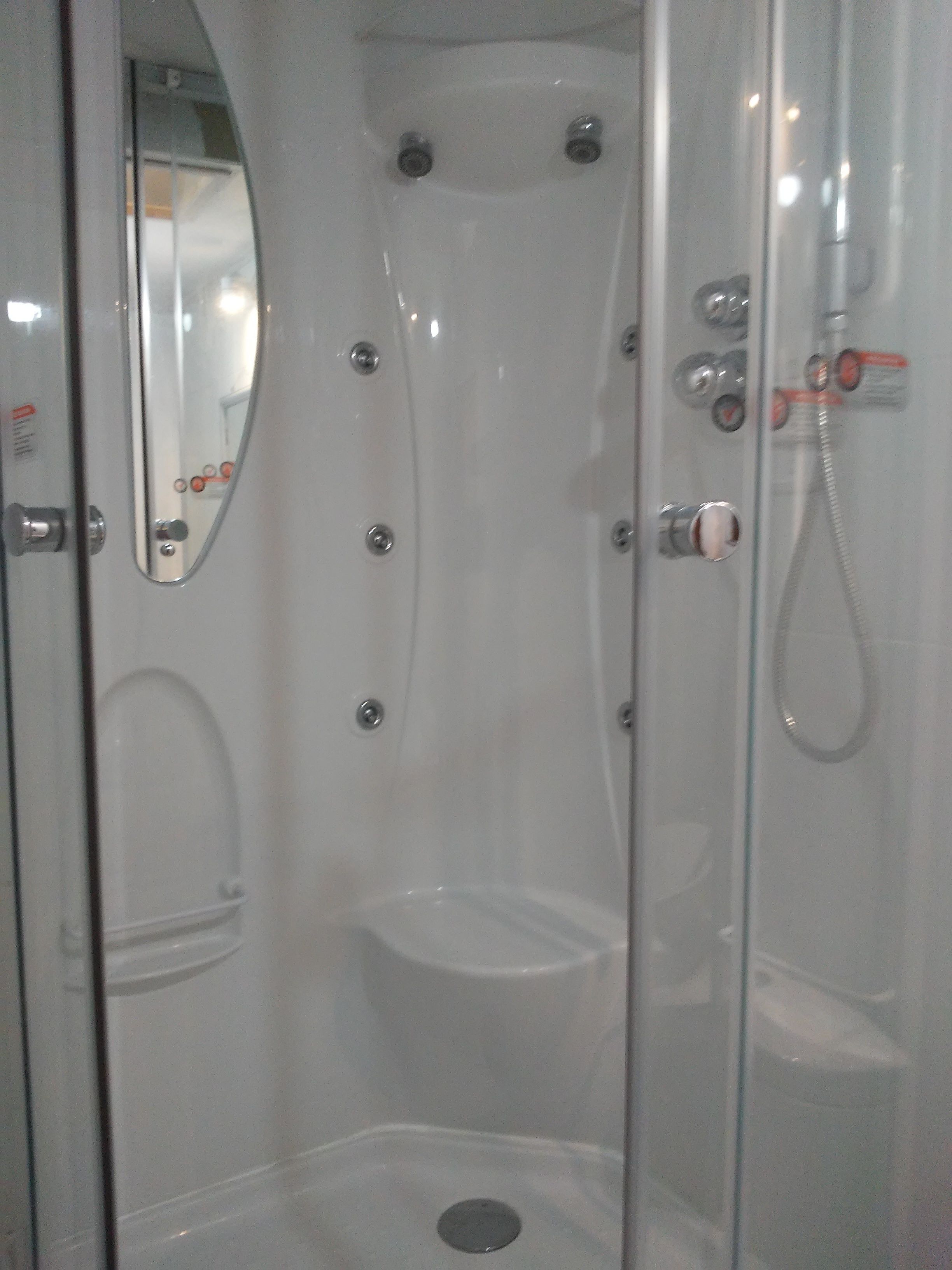 Quadruple Room, Garden View | Bathroom shower