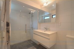 Shower, hair dryer