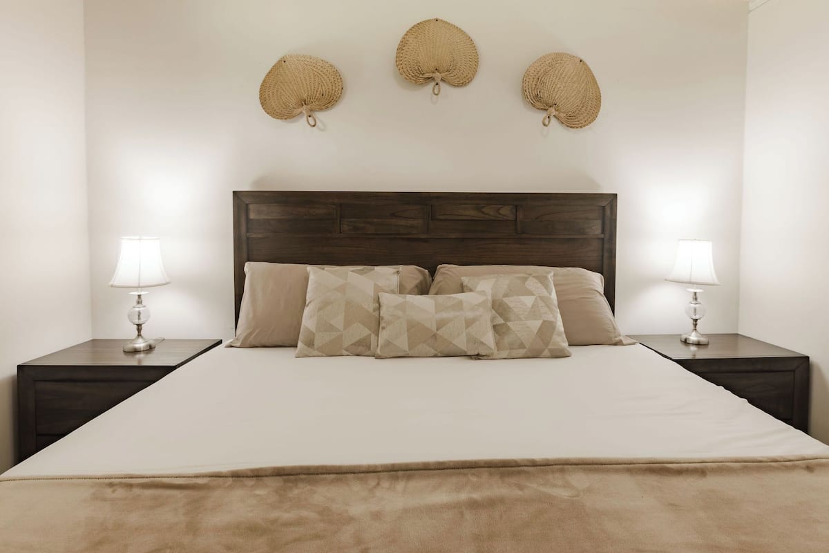 Deluxe Apartment, 1 King Bed, Pool View | 1 bedroom, hypo-allergenic bedding, individually decorated