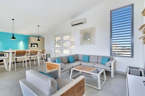 Villa, 4 Bedrooms | Living area | Smart TV, Netflix - Delfins Residences (Kralendijk)