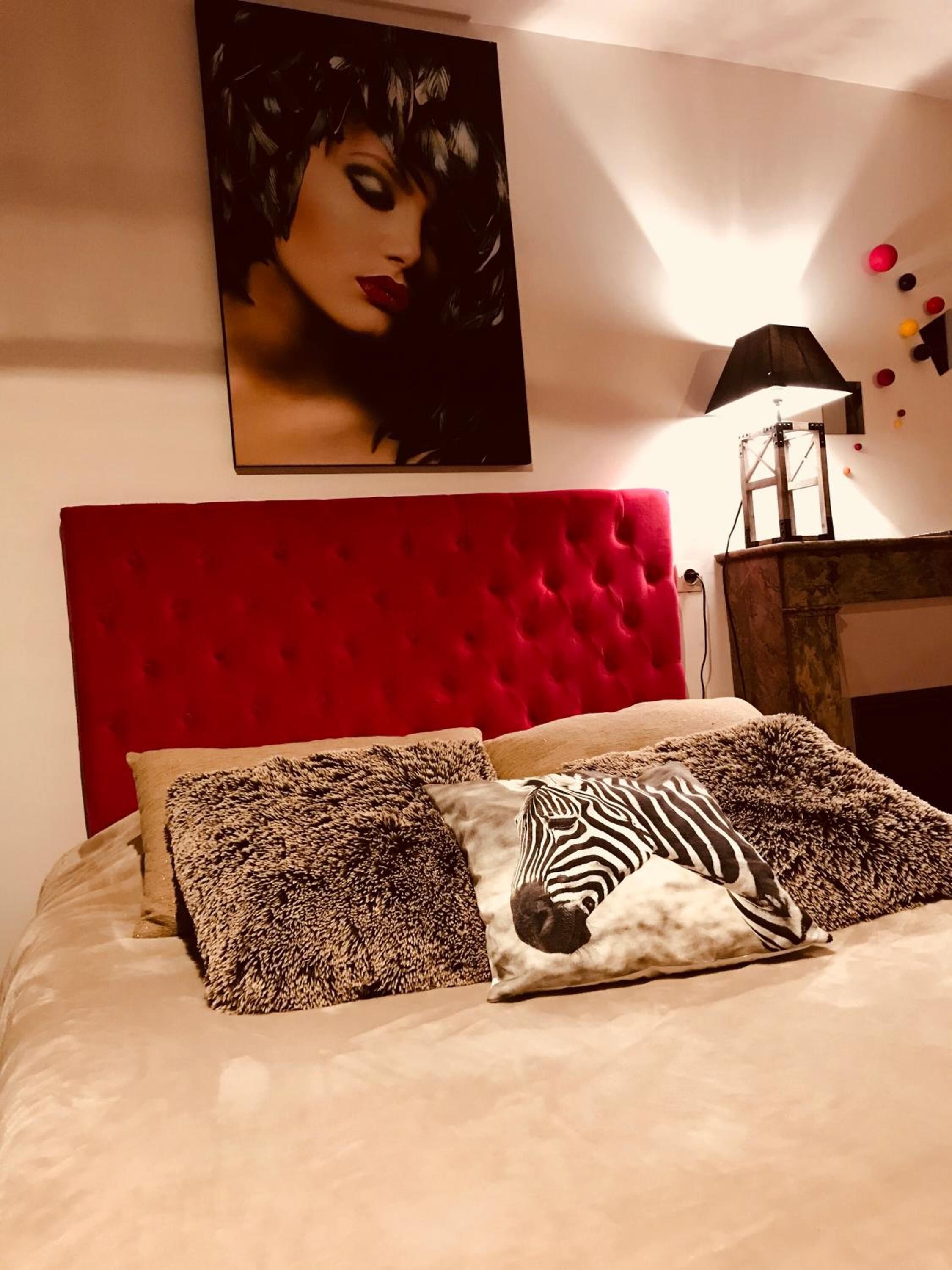 Individually decorated, individually furnished, desk, blackout curtains