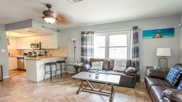 Condo, 2 Bedrooms | Living area | LED TV, Netflix, Hulu, streaming services