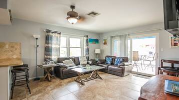 Condo, 2 Bedrooms | Living area | LED TV, Netflix, Hulu, streaming services