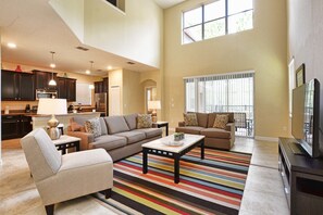 House, 5 Bedrooms | Living area - Paradise Palms 2962 (Kissimmee)