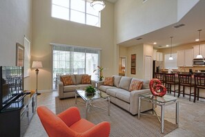 House, 5 Bedrooms | Living area | Flat-screen TV, DVD player