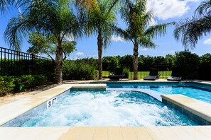 Villa, 5 Bedrooms | Outdoor spa tub