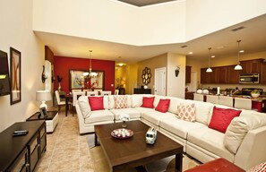 Hus - 5 sovrum | Vardagsrum | Platt-tv och dvd-spelare