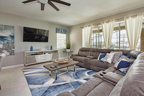 House, Multiple Beds | Living area | Flat-screen TV, table football