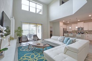 House, 5 Bedrooms | Living area | Flat-screen TV, DVD player, table football - Solterra 5472 (Davenport)