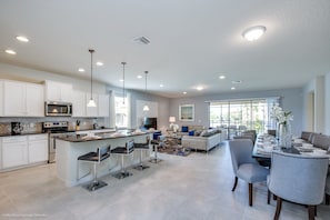 Villa, Multiple Beds | In-room dining