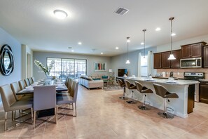 Villa, Multiple Beds | In-room dining