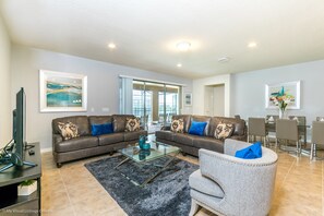 Villa, Multiple Beds | Living area | TV, DVD player, foosball - Windsor at Westside 1852 (Kissimmee)
