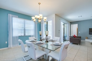 Villa, Multiple Beds | In-room dining