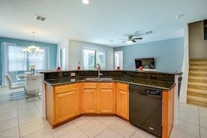 Villa, Multiple Beds | Private kitchen