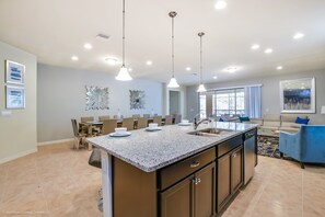 Villa, Multiple Beds | Private kitchen