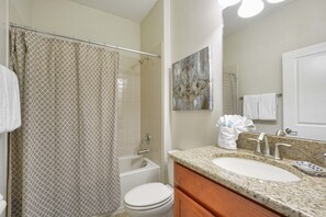 House, 6 Bedrooms | Bathroom | Combined shower/bathtub, towels - Storey Lake 4843 (Kissimmee)