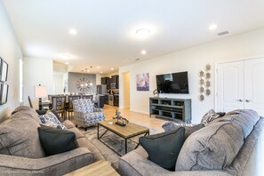 Villa, Multiple Beds | Living area | Flat-screen TV - Windsor at Westside 1740 (Kissimmee)