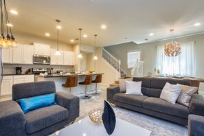 Townhome, 5 Bedrooms | Living area - Windsor at Westside 9037 (Kissimmee)