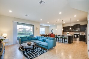 Villa, 5 Bedrooms | Living area - Windsor at Westside 1876 (Kissimmee)