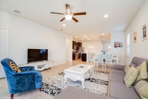 House, Multiple Beds | Living area