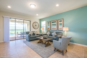 House, Multiple Beds | Living area