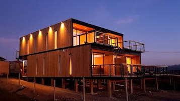 Front of property - evening/night