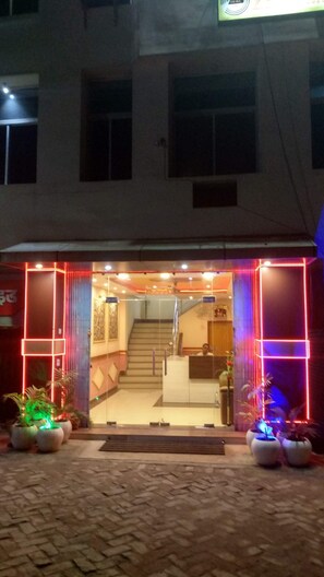 Façade de l’hébergement