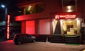 Front of property - evening/night