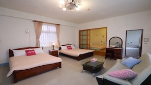 Quadruple Room, Balcony | Desk, blackout drapes, rollaway beds, free WiFi