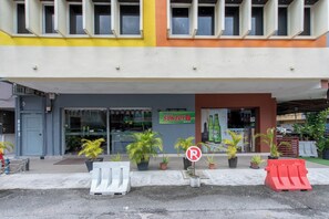 Façade de l’hébergement