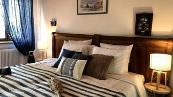 Deluxe-Doppelzimmer | Individuell dekoriert, individuell eingerichtet, kostenlose Babybetten