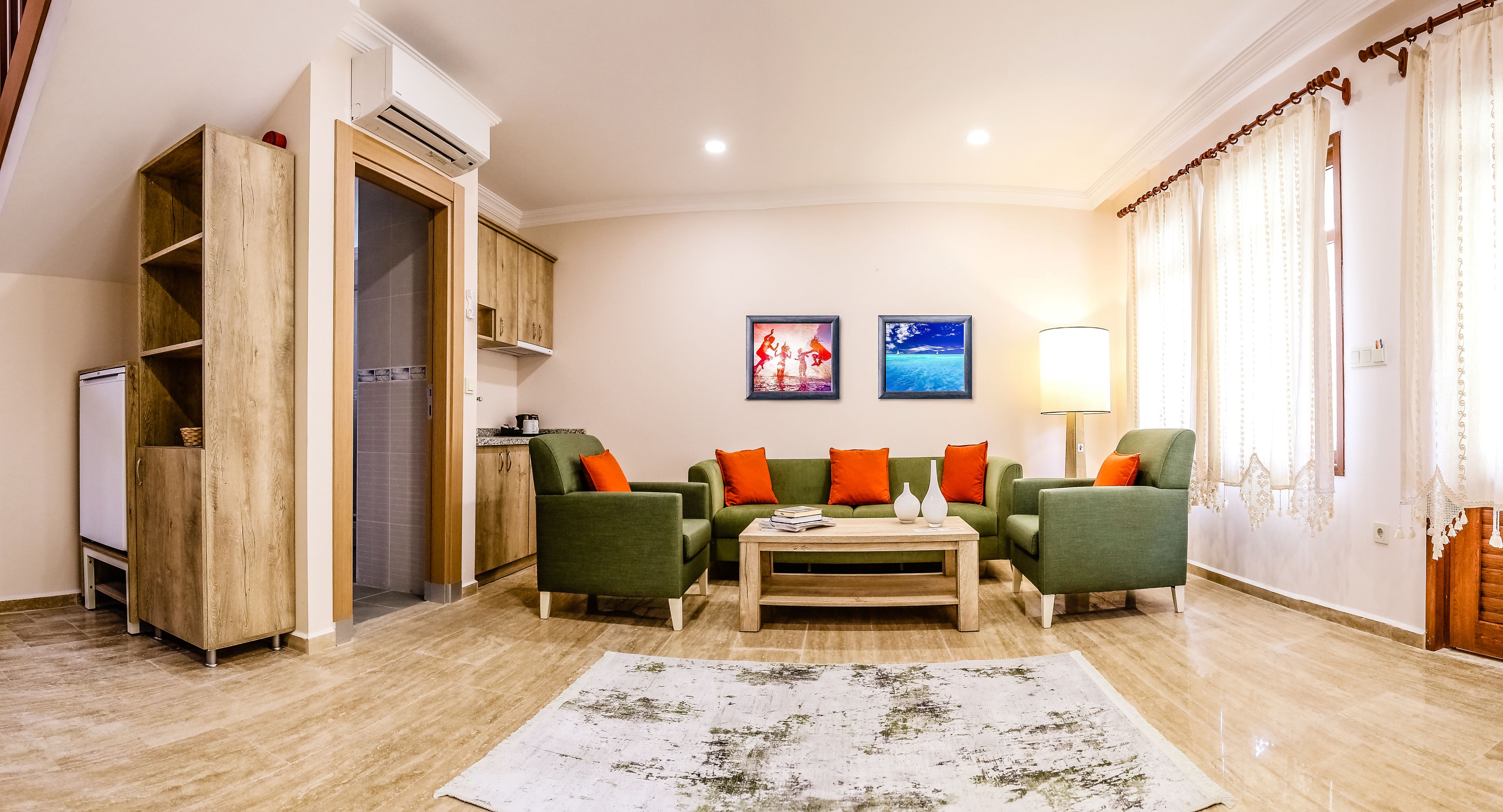 duplex suite | living area | lcd tv, toys, books