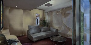 Superior Suite | Living area | Flat-screen TV