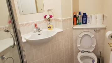 Apartment | Bathroom | Free toiletries, hair dryer, towels