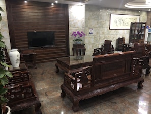 Sala de estar en el lobby