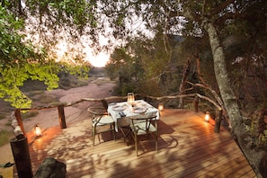 Terrace/patio - Garonga Safari Camp (Phalaborwa)