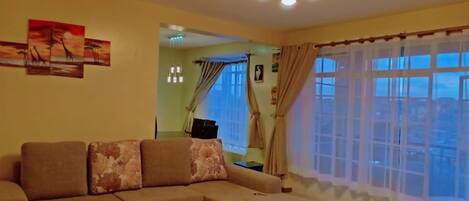 Apartment, 3 Bedrooms | Living area