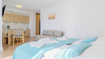 Suite Junior, 1 Tempat Tidur Queen dengan tempat tidur Sofa | Wi-Fi gratis
