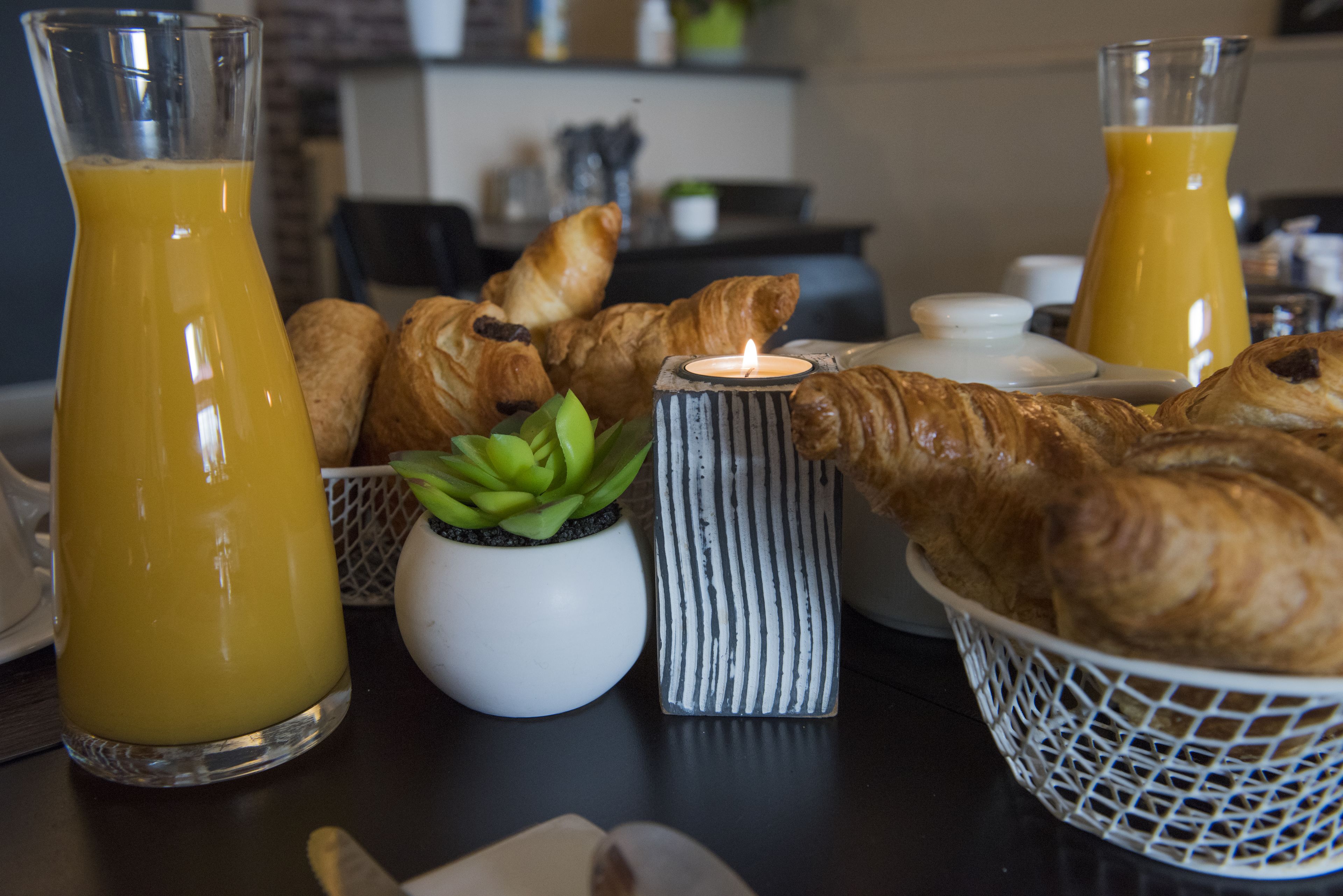 daily buffet breakfast (eur 7.50 per person)