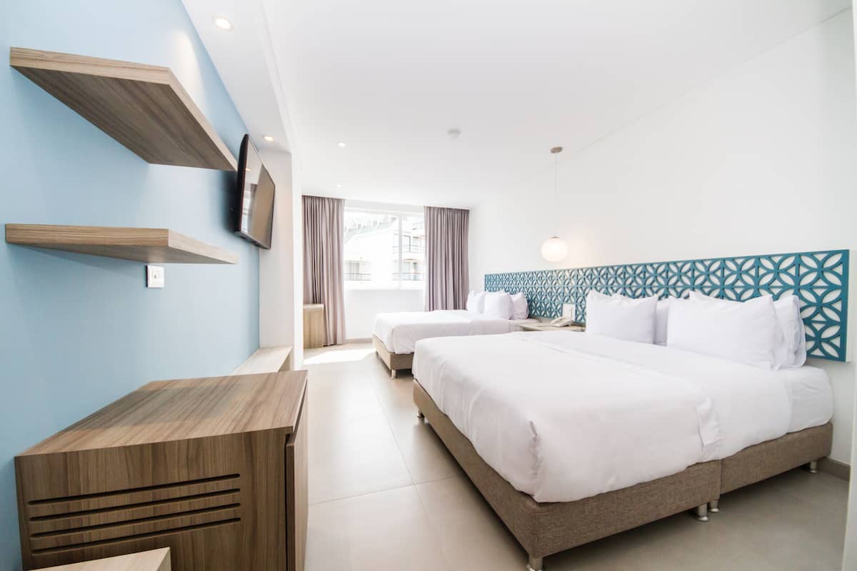 Family Standard Room | Premium bedding, in-room safe, desk, laptop workspace